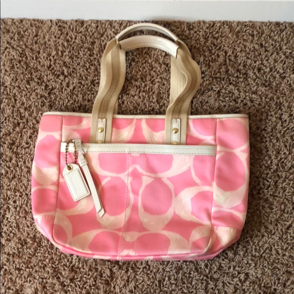 Authentic pink coach purse